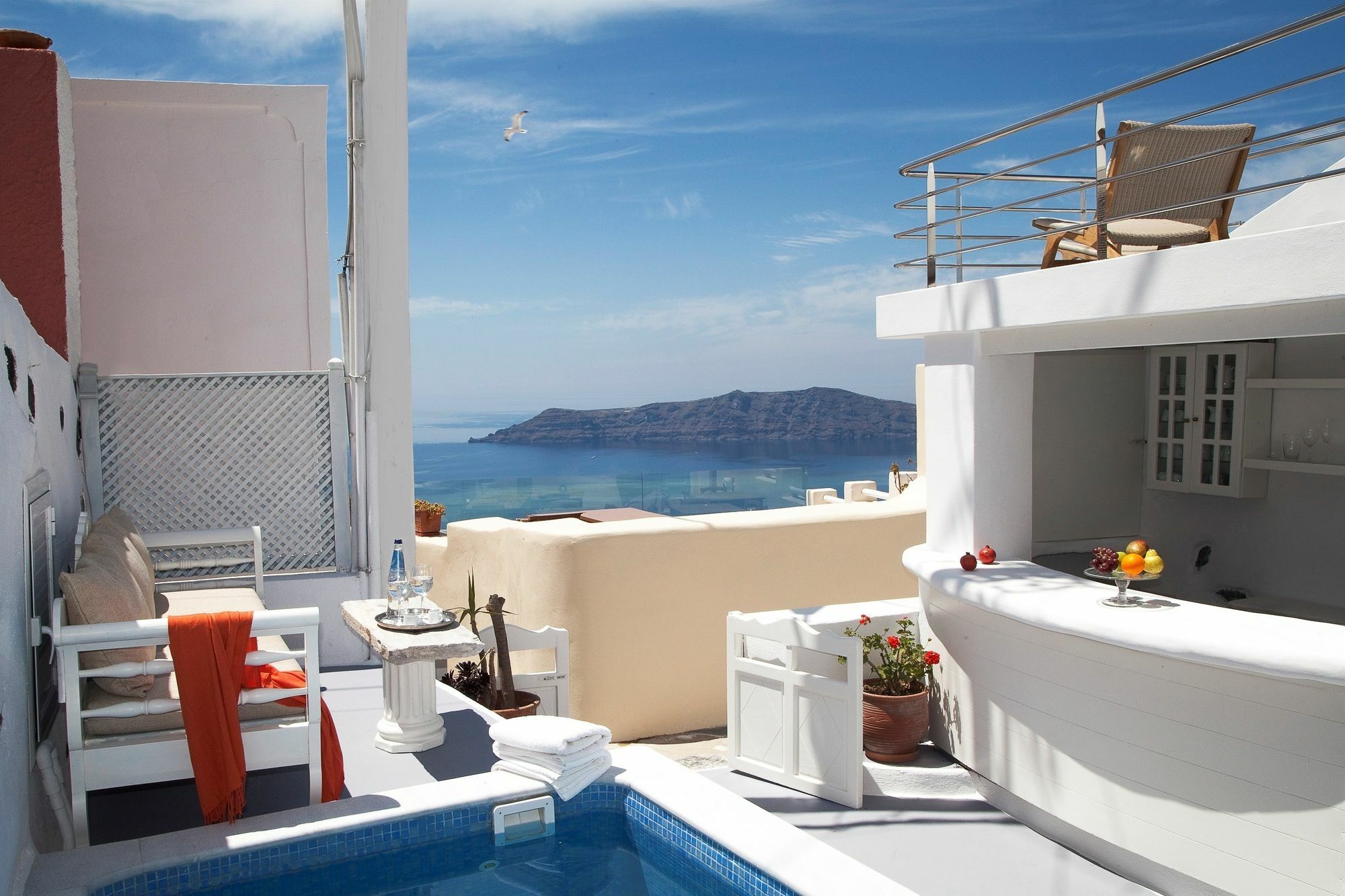 Whitedeck Santorini Otel Imerovigli  Dış mekan fotoğraf